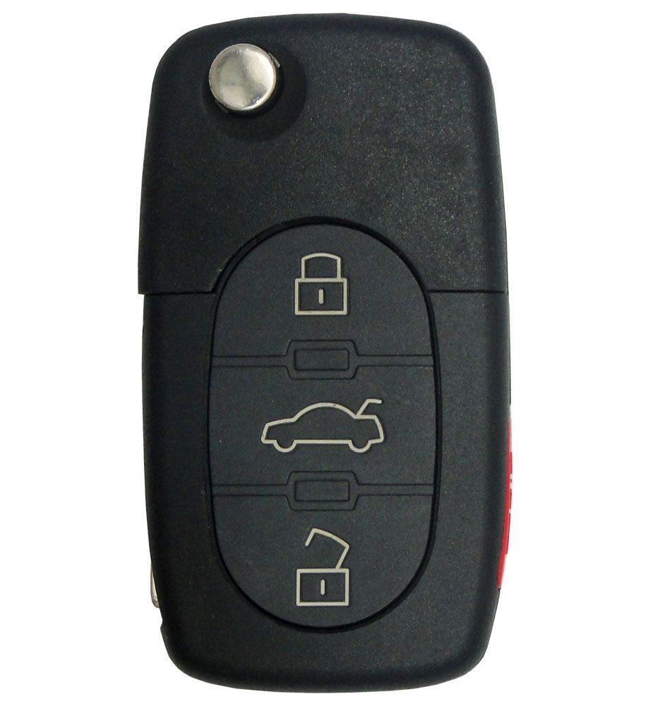 1997 Audi Cabriolet Remote Flip Key Fob by Car & Truck Remotes - CarandTruckRemotes