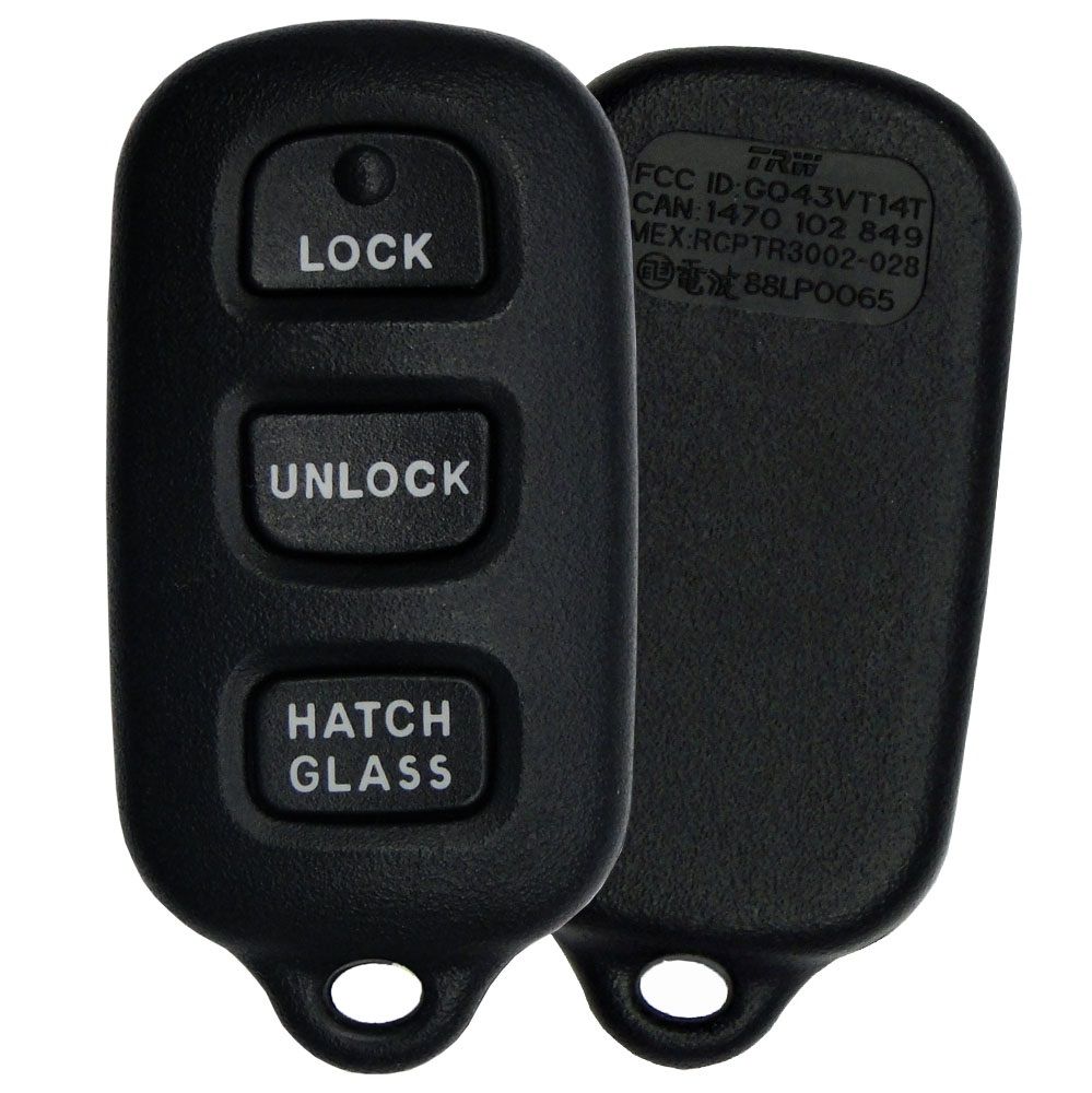 2003 Pontiac Vibe Remote Key Fob - Refurbished - CarandTruckRemotes