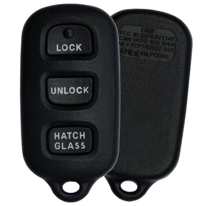 2004 Pontiac Vibe Remote Key Fob - Refurbished - CarandTruckRemotes