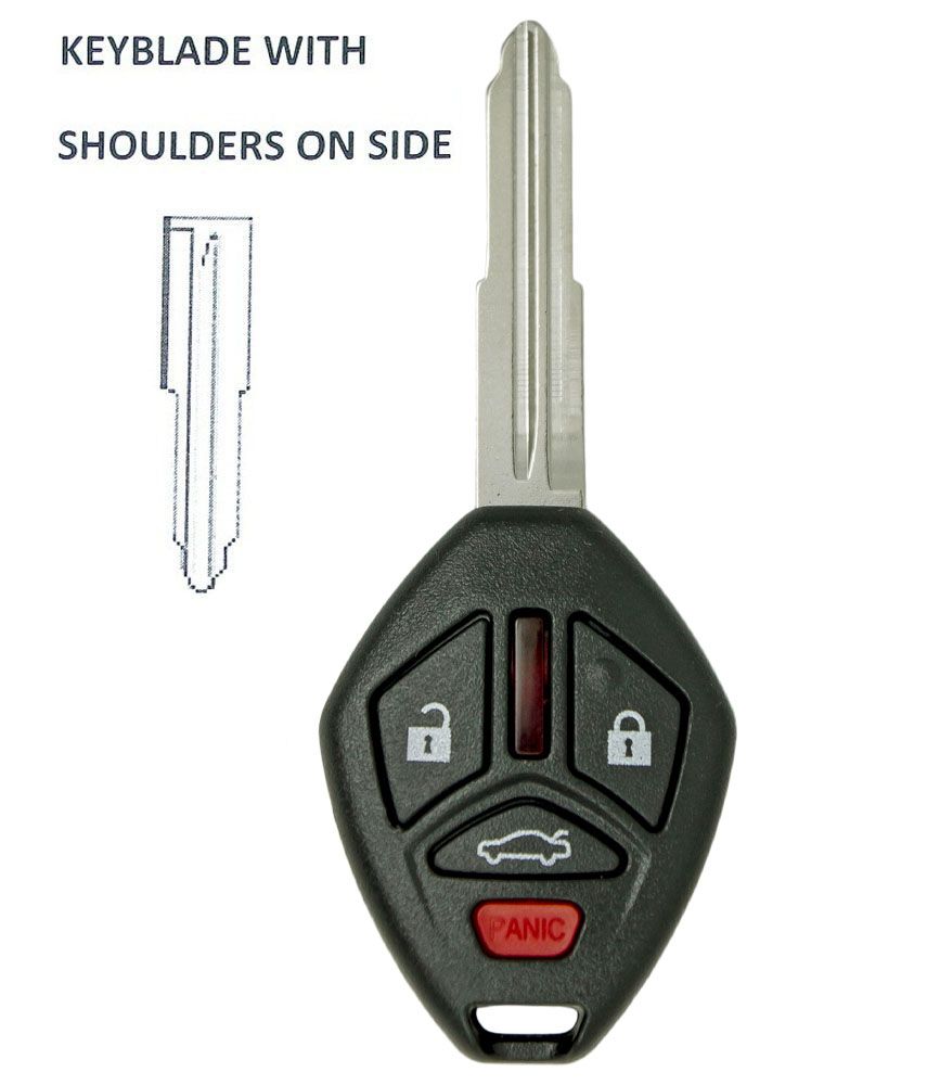 2006 Mitsubishi Eclipse Remote Key Fob (shoulder blade) by Car & Truck Remotes - CarandTruckRemotes