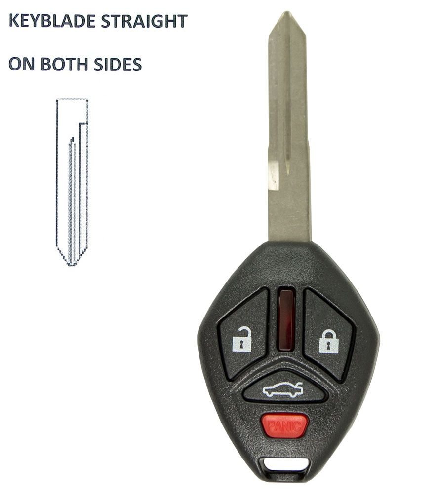 2006 Mitsubishi Eclipse Remote Key Fob (straight blade) by Car & Truck Remotes - CarandTruckRemotes