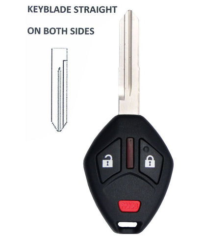 2006 Mitsubishi Endeavor Remote Key Fob (straight blade) by Car & Truck Remotes - CarandTruckRemotes