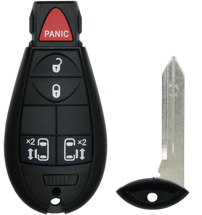 2008 Chrysler Town & Country Remote Key Fob w/ 2 Sliding Doors - CarandTruckRemotes