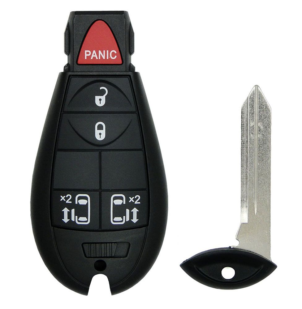 2008 Chrysler Town & Country Remote Key Fob w/ 2 Sliding Doors - Refurbished - CarandTruckRemotes