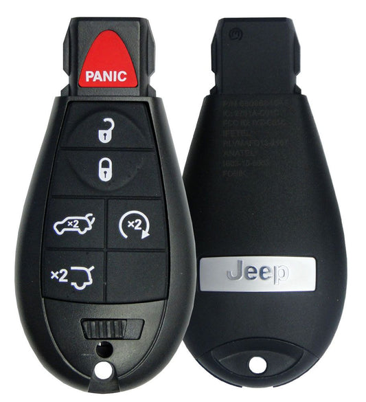 2008 Jeep Commander Remote Key Fob - 6 buttons - CarandTruckRemotes