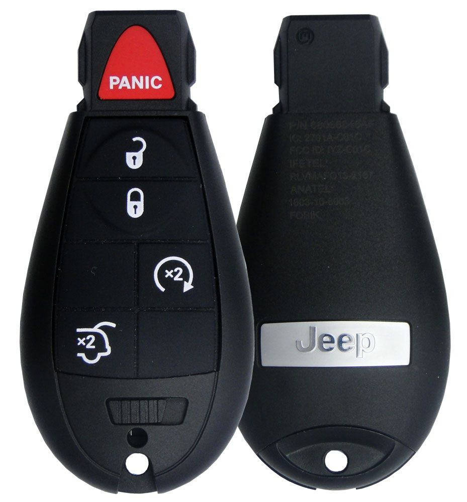 2008 Jeep Commander Remote Key Fob w/ Engine Start and Glass Hatch - Refurbished - CarandTruckRemotes