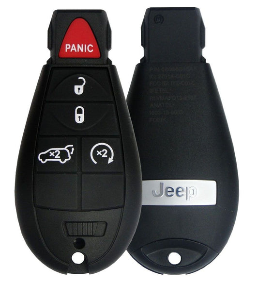 2008 Jeep Grand Cherokee Remote Key Fob w/ Engine Start and Back Door - CarandTruckRemotes