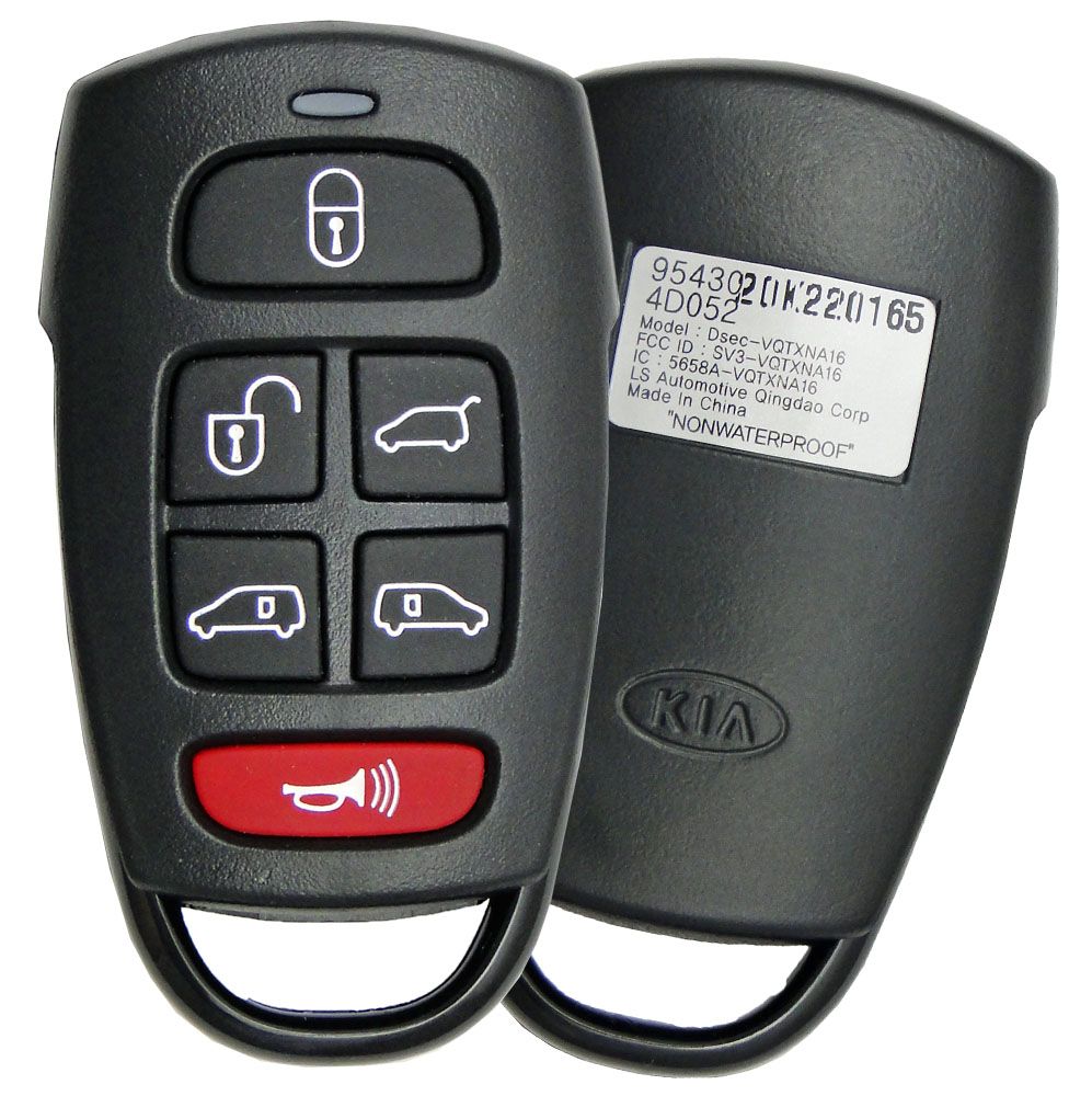 2008 Kia Sedona Remote Key Fob w/ Power Side Doors - CarandTruckRemotes