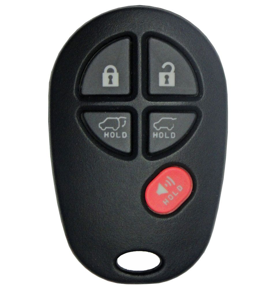 2008 Toyota Highlander Remote Key Fob w/ Glass Hatch and Power Door - CarandTruckRemotes