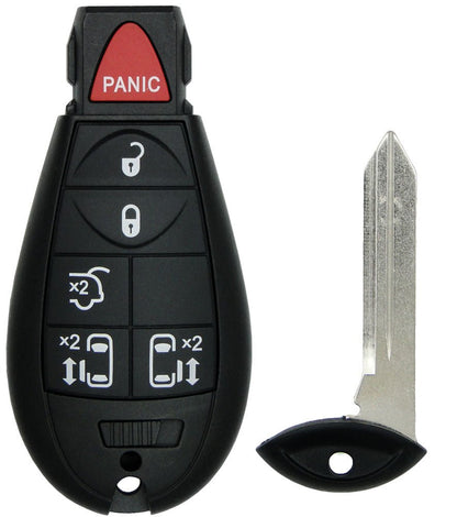 2009 Dodge Grand Caravan Remote Key Fob w/ Liftgate, 2 Sliding Doors - CarandTruckRemotes