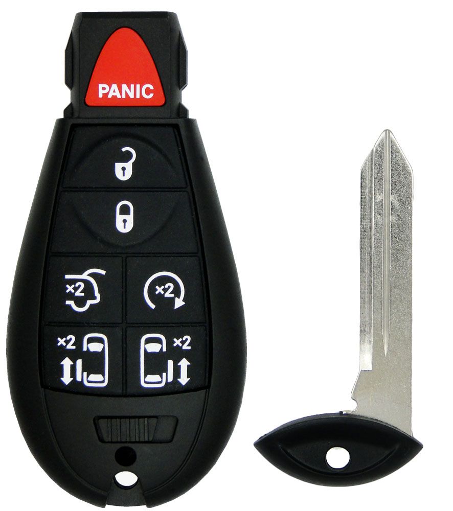 2010 Dodge Grand Caravan Remote Key Fob w/ Remote Start, Liftgate 2 PS Doors - CarandTruckRemotes