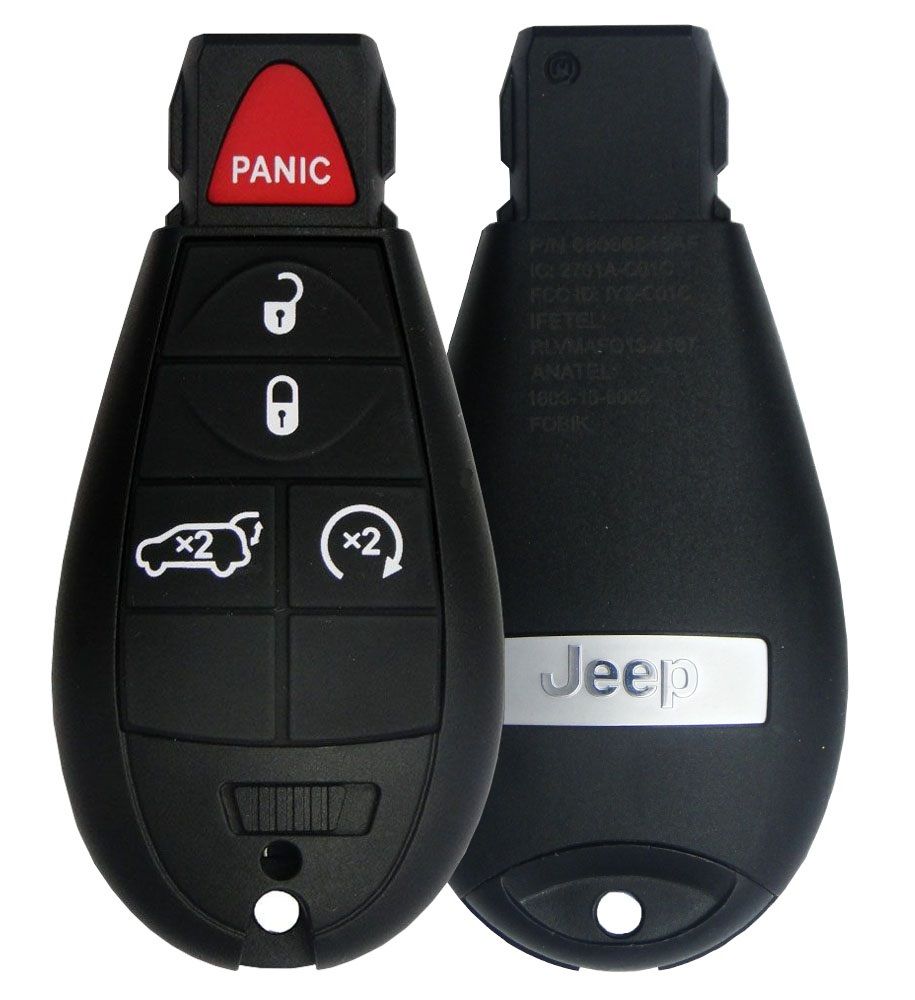 2010 Jeep Grand Cherokee Remote Key Fob w/ Engine Start and Back Door - CarandTruckRemotes