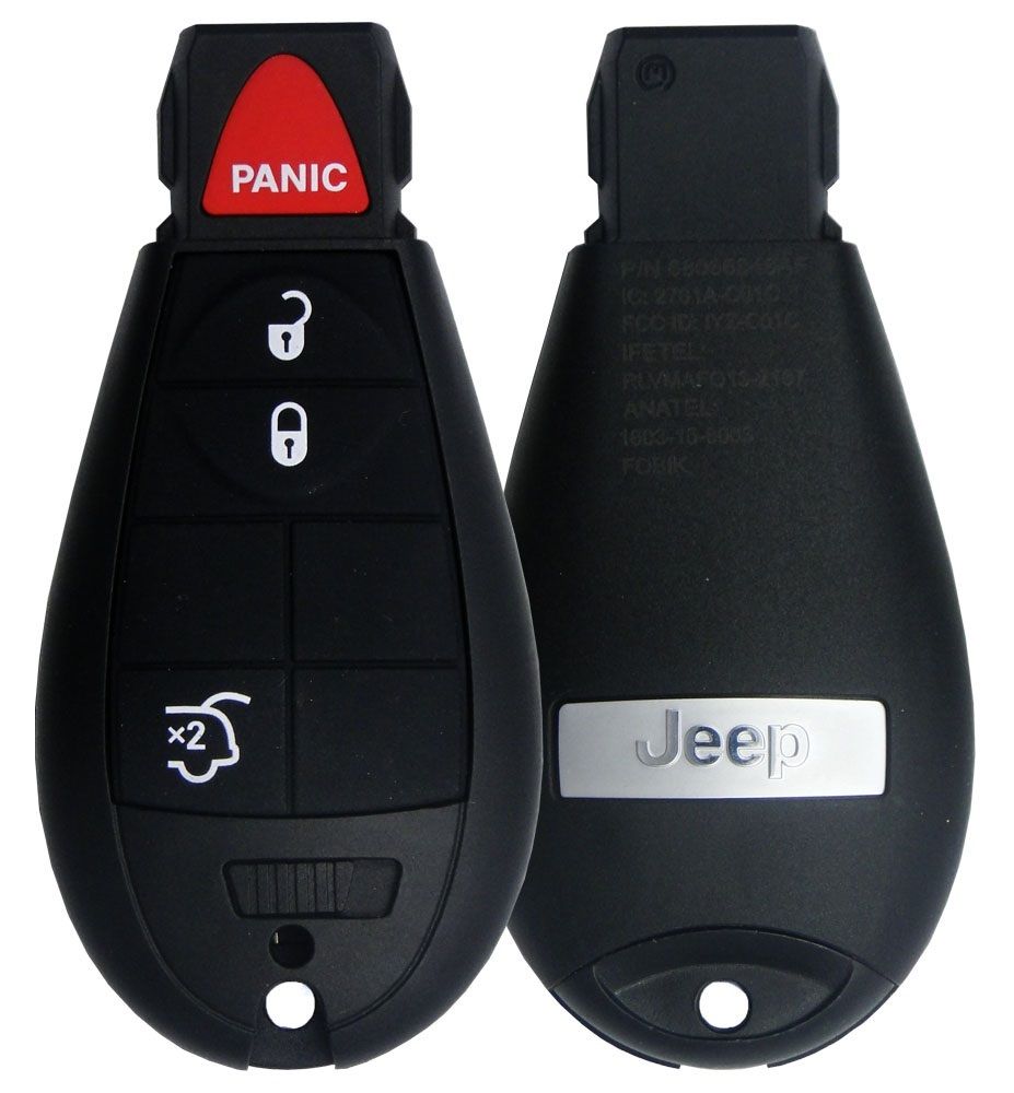 2011 Jeep Grand Cherokee Smart Remote Key Fob w/ Glass Hatch - Refurbished - CarandTruckRemotes