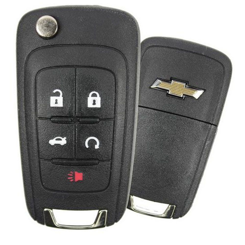 2012 Chevrolet Sonic Remote Key Fob w/ Engine Start & Trunk - Refurbished - CarandTruckRemotes