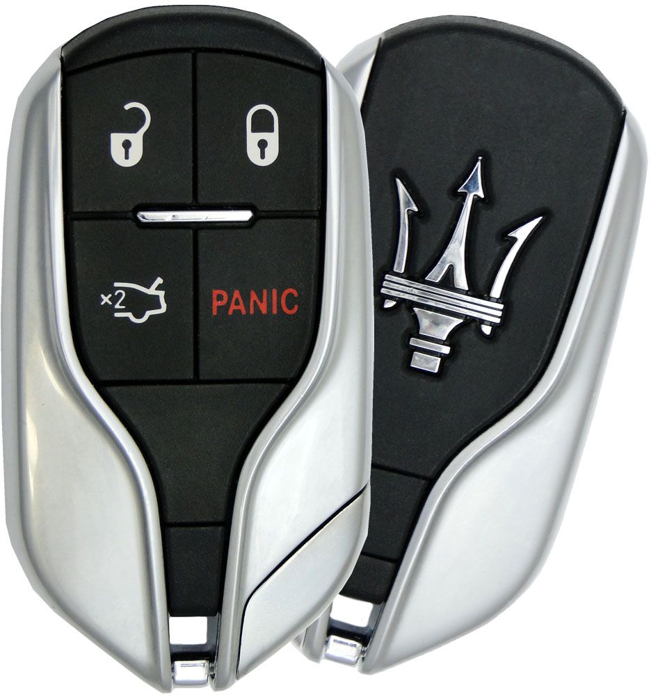 2012 Maserati Quattroporte Smart Remote Key Fob w/ Panic button - CarandTruckRemotes