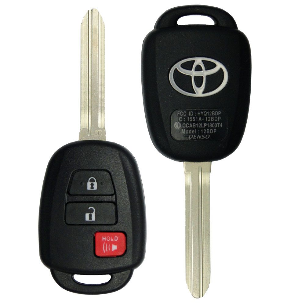 2013 Toyota RAV4 Remote Key Fob - CANADIAN VEHICLES - Refurbished - CarandTruckRemotes