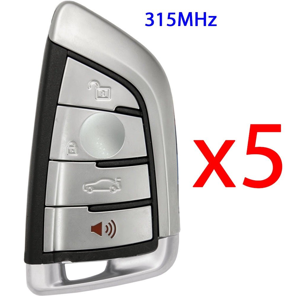 2014 BMW X5 Series Smart Remote Key Fob - Aftermarket - 5 PACK - CarandTruckRemotes