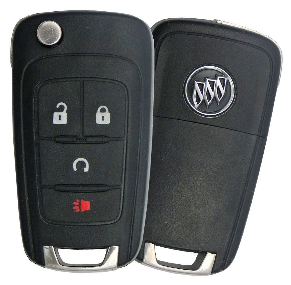 2014 Buick Encore Remote Key Fob w/ Remote Start - Refurbished - CarandTruckRemotes