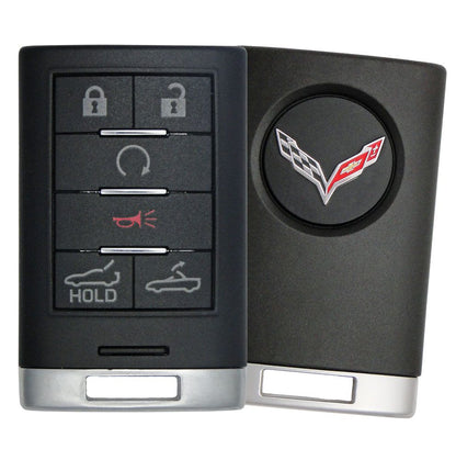 2014 Chevrolet Corvette Remote Key Fob w/ Drop Top & Trunk - CarandTruckRemotes