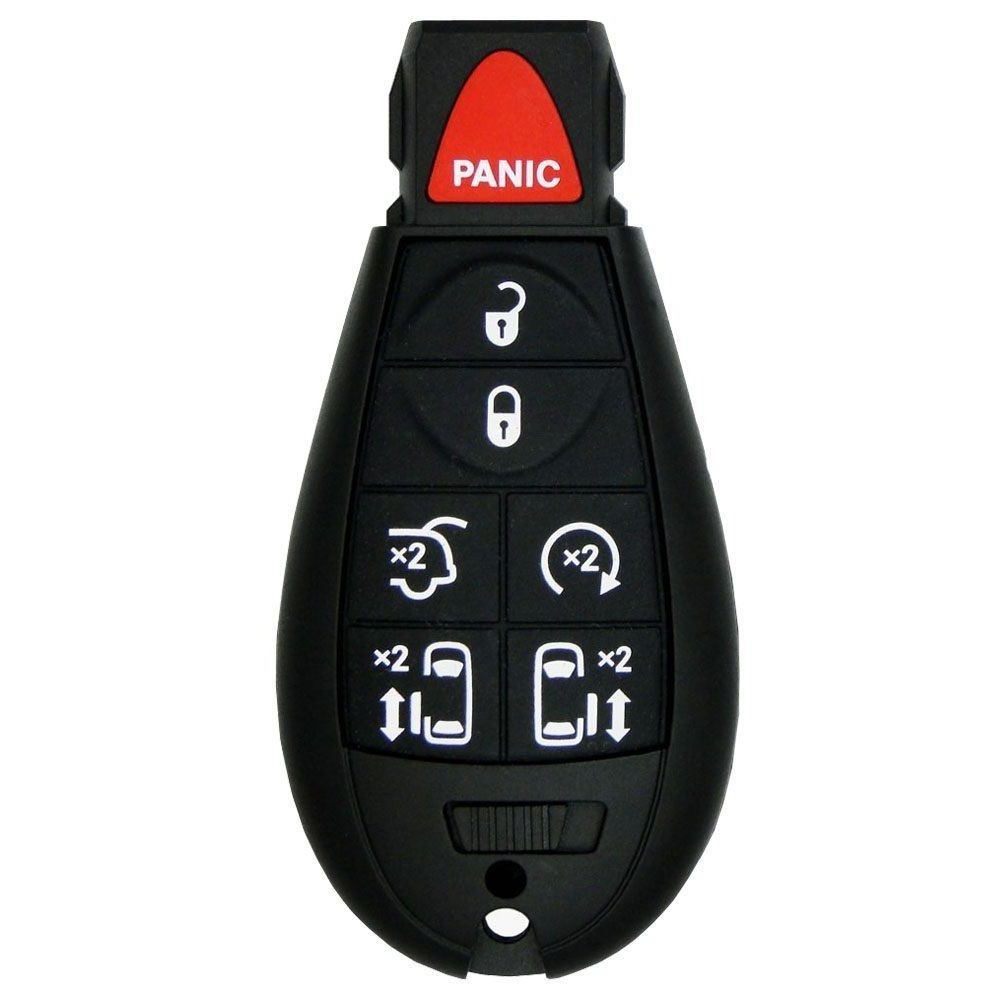 2014 Dodge Grand Caravan Remote Key Fob w/ Engine Start, Liftgate, 2 Power Doors - Refurbished