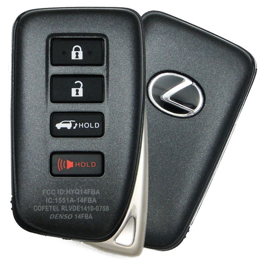 2015 Lexus NX200 NX200t Smart Remote Key Fob - Refurbished