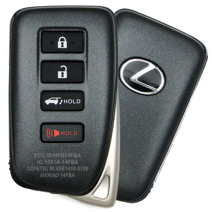 2016 Lexus NX200 NX200t Smart Remote Key Fob - Refurbished