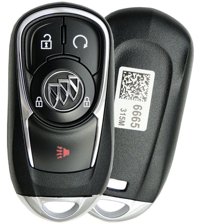 2017 Buick Encore Smart Remote Key Fob w/  Engine Start - Refurbished