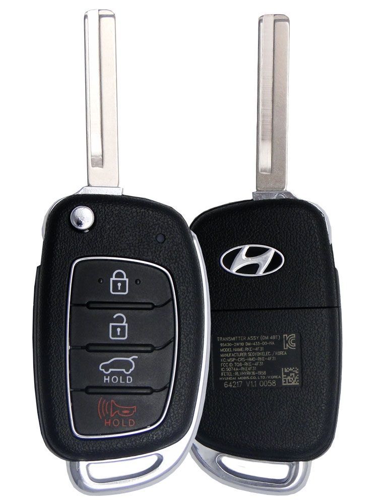 2017 Hyundai Santa Fe Remote Key Fob - Refurbished