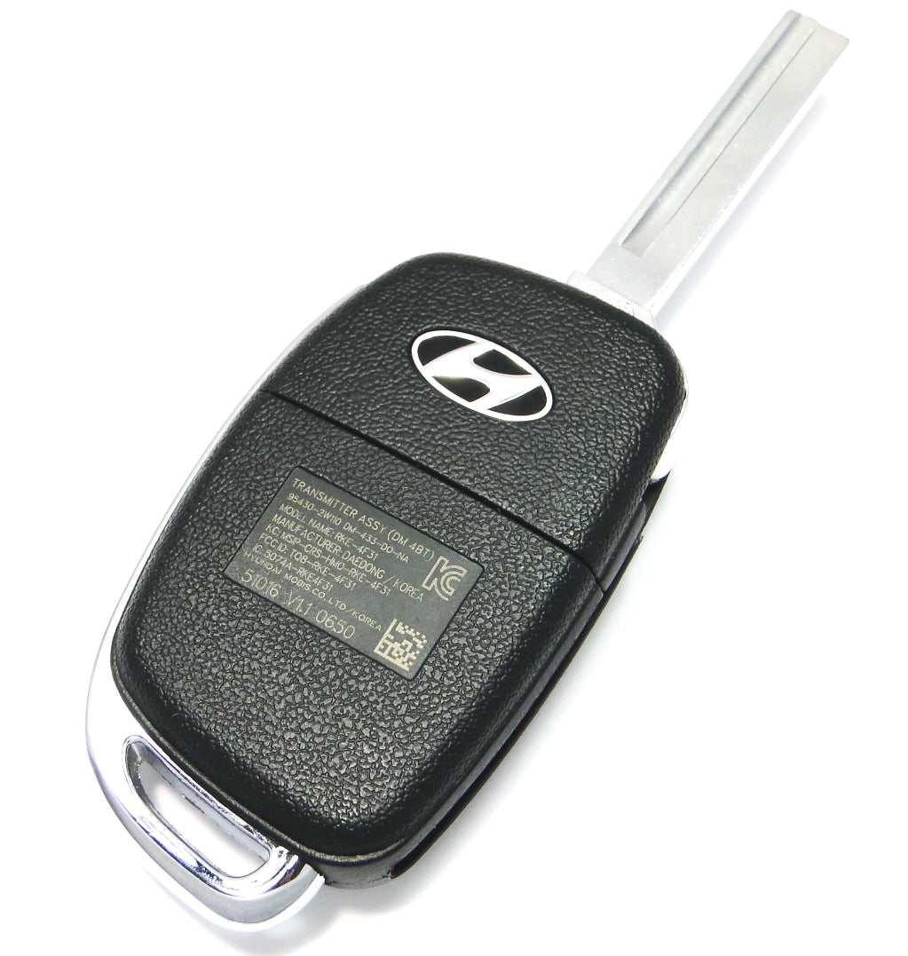 2017 Hyundai Santa Fe Remote Key Fob - Refurbished