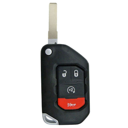 2018 Jeep Wrangler Smart Remote Key Fob w/  Engine Start - Aftermarket