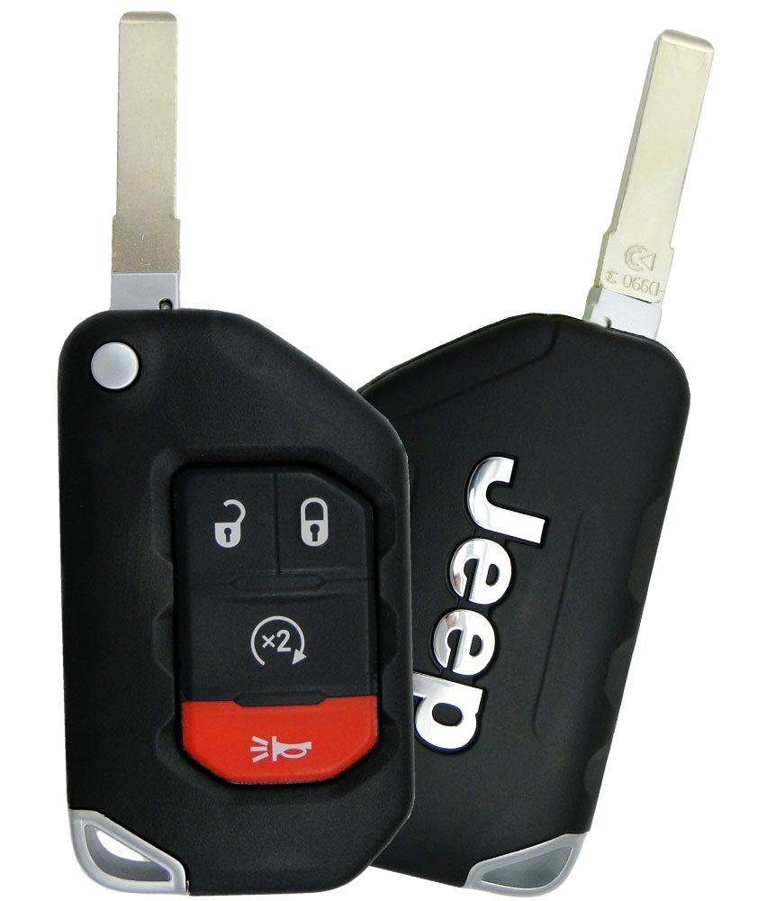 2018 Jeep Wrangler Smart Remote Key Fob w/  Engine Start - Refurbished