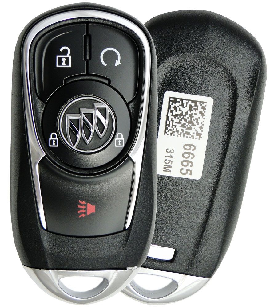 2019 Buick Encore Smart Remote Key Fob w/  Engine Start - Refurbished