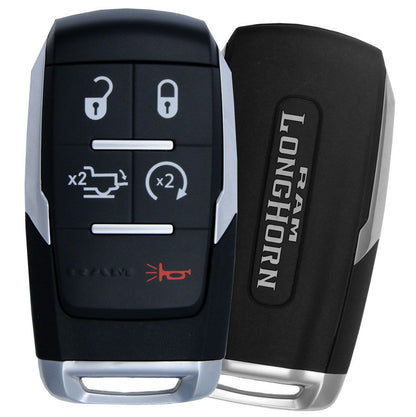 2019 Dodge Ram 2500+ Longhorn Smart Remote Key Fob w/  Remote Start, Power Tailgate