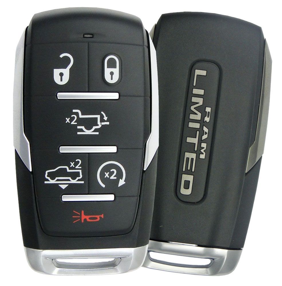 2020 Dodge Ram 1500 Limited Smart Remote Key Fob w/ Air Suspension, Remote Start, Power Tailgate