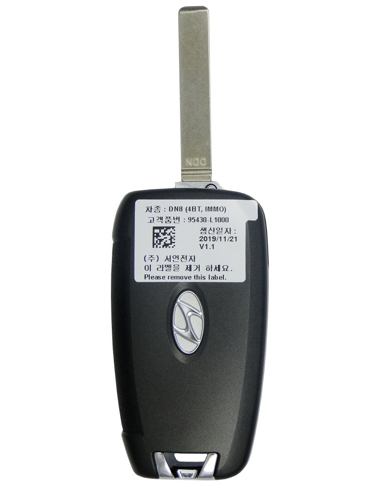 Original Flip Remote for Hyundai Sonata PN: 95430-L1000