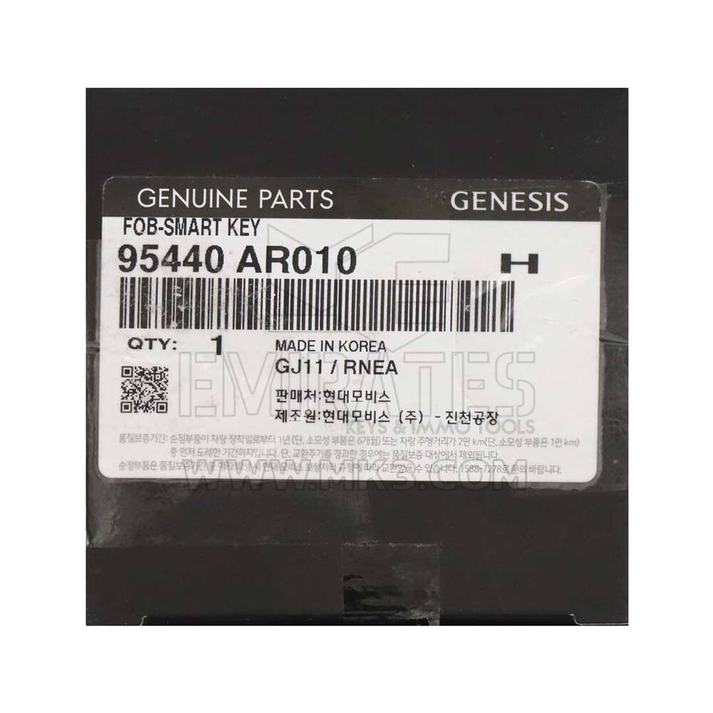 Original Smart Remote for Genesis G70 PN: 95440-AR010