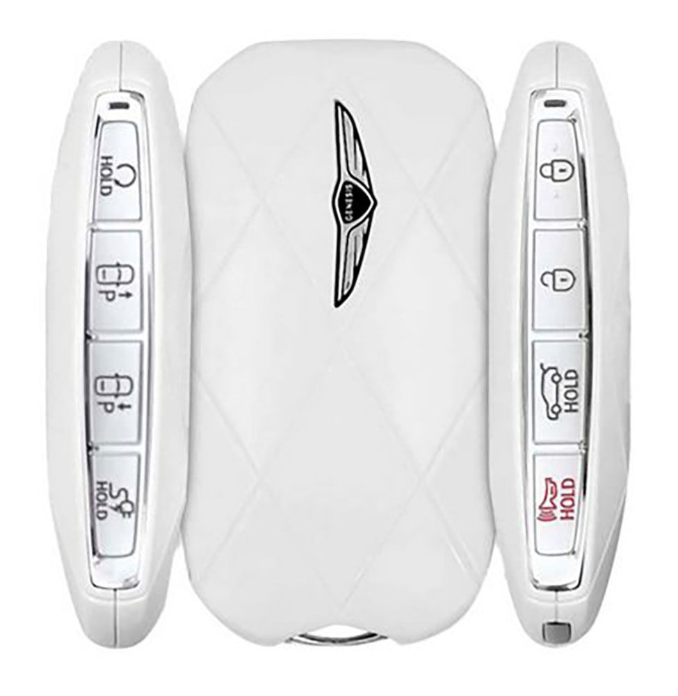 2023 Genesis GV60 Smart Remote Key Fob w/ Parking Assistance - White