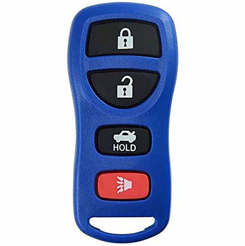 Aftermarket Remote for Nissan / Infiniti 4 Button KBRASTU15 - BLUE