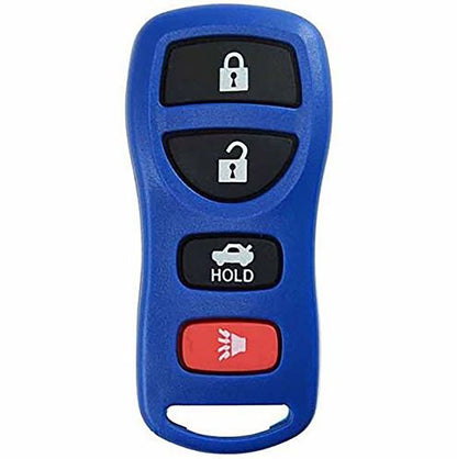 Aftermarket Remote for Nissan / Infiniti 4 Button KBRASTU15 - BLUE