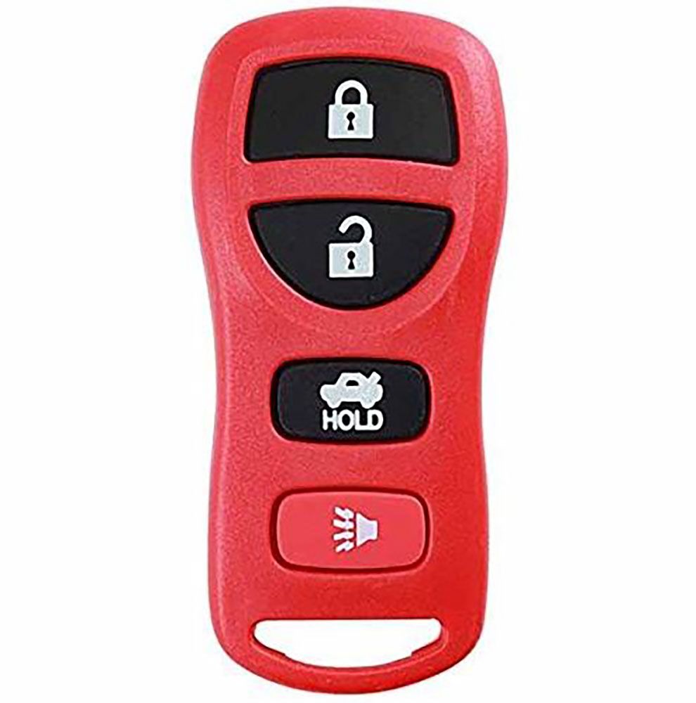 Aftermarket Remote for Nissan / Infiniti 4 Button KBRASTU15 - RED