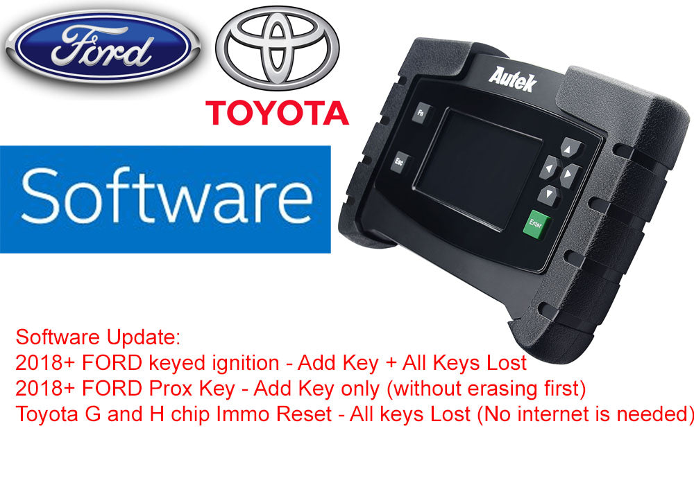 AUTEK IKEY820 Software for Ford 2018+ and Toyota G and H Chip