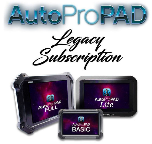 Updates & Support Subscription - 1 year AutoProPAD & AutoProPAD Lite XTOOL