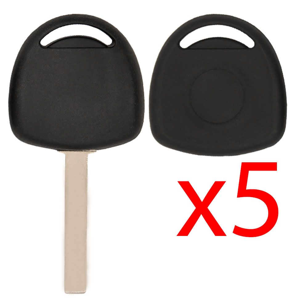 B116 Transponder Key Shell for GM - 5 PACK Aftermarket