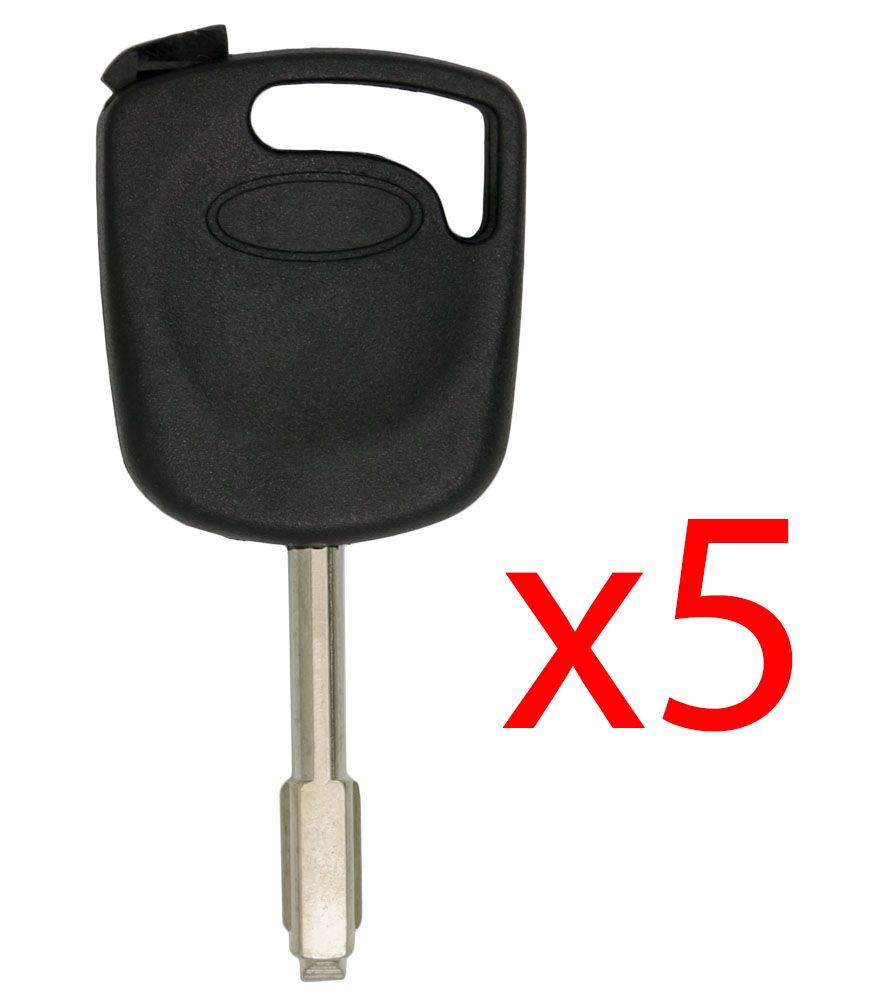 FO21 Transponder Key Shell for Ford - 5 PACK Aftermarket