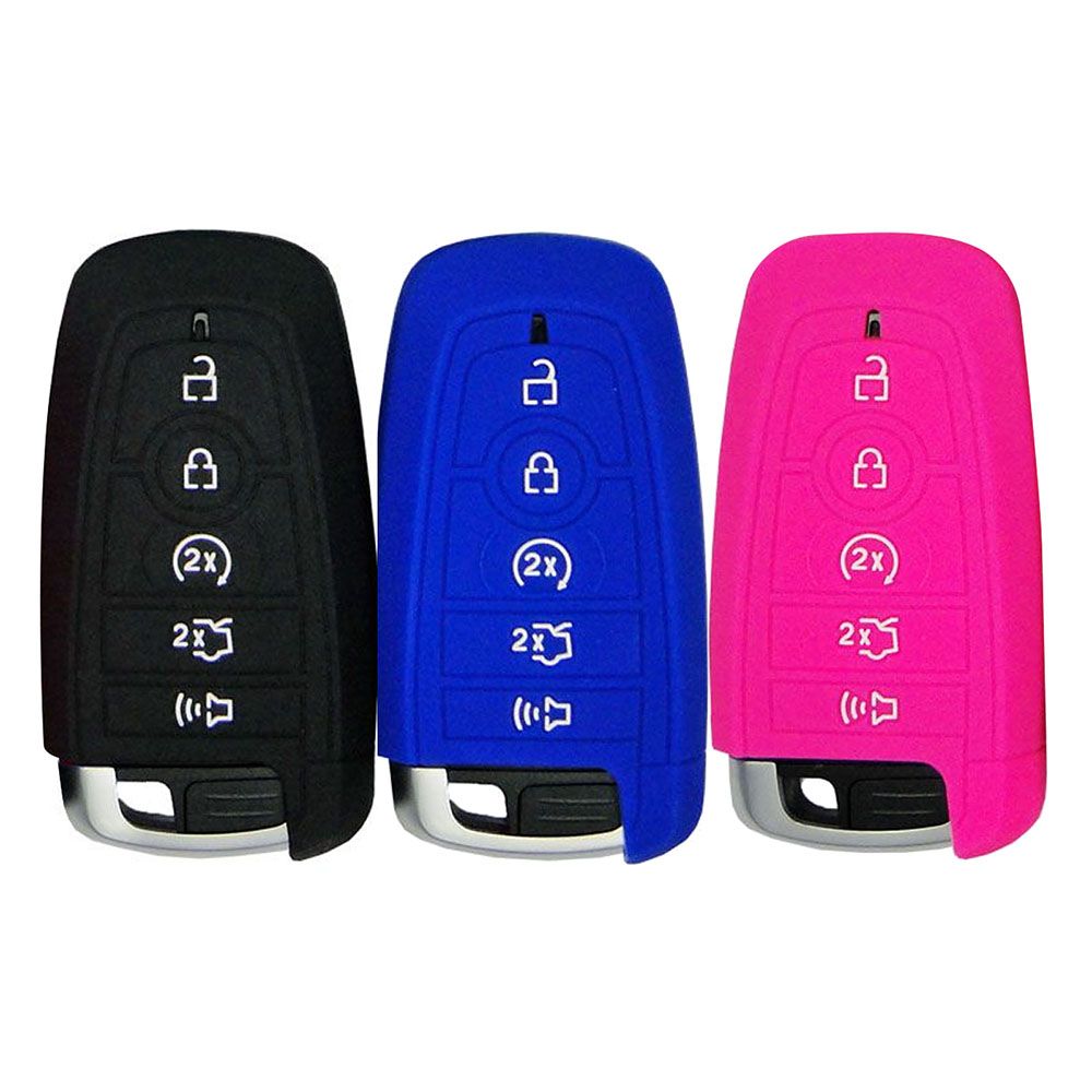 Ford Lincoln Smart Remote Key Fob Cover - 5 buttons