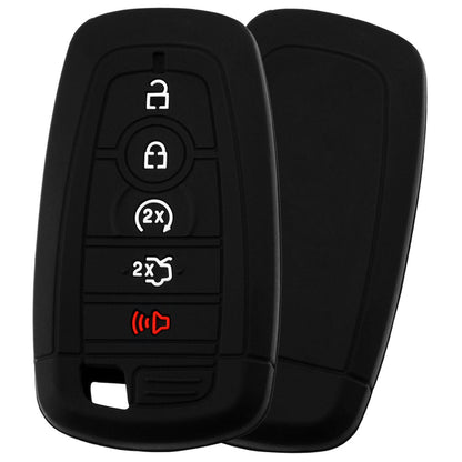 Ford Lincoln Smart Remote Key Fob Cover - 5 buttons