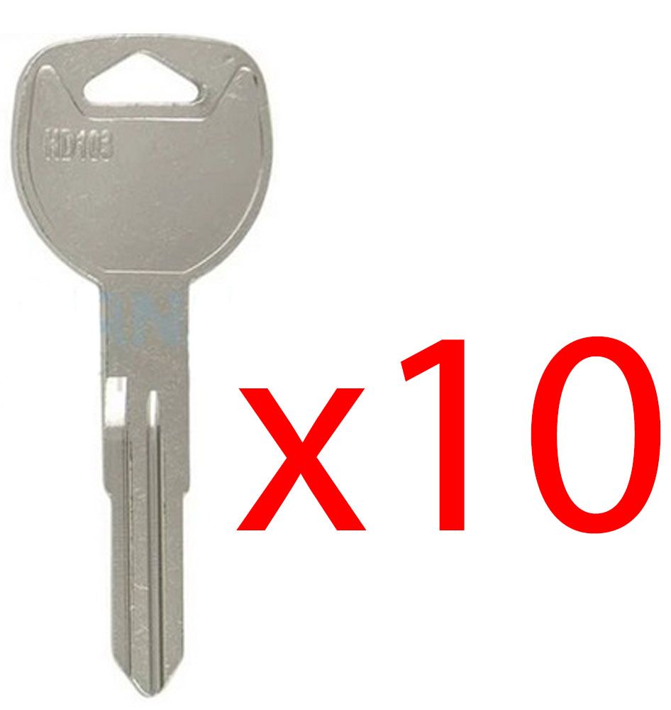 HD103 Test Key Blade for Honda - 10 PACK Aftermarket