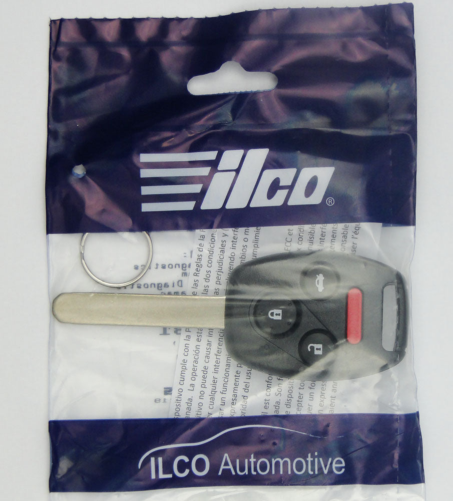 Honda Civic 4 Button Remote Head Key PN: 35111-SVA-306 - Ilco brand