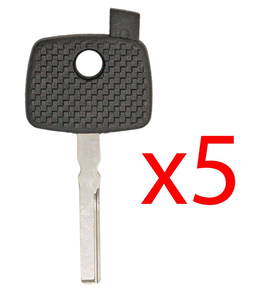 HU64 Transponder Key Shell for Mercedes - 5 PACK Aftermarket