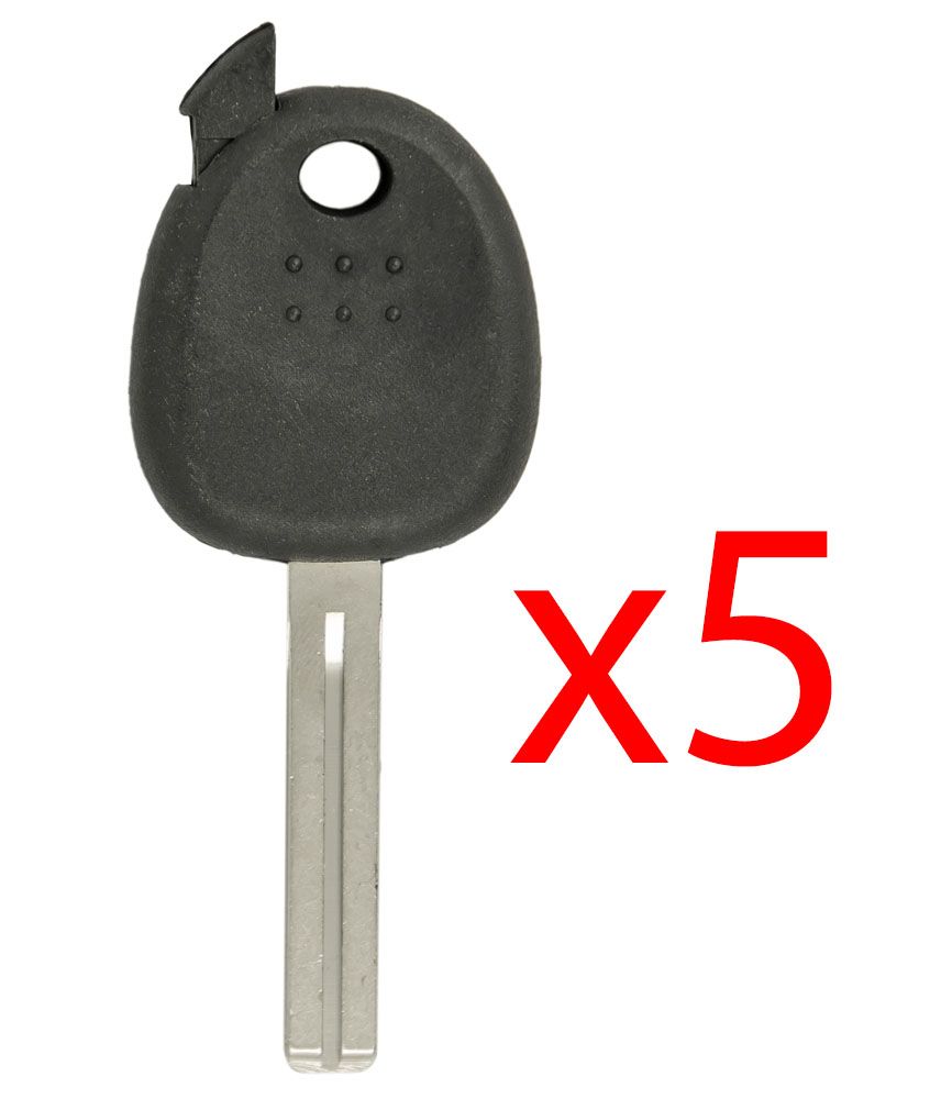 KK10 Non-Transponder Key Shell for Hyundai, Kia - 5 PACK Aftermarket